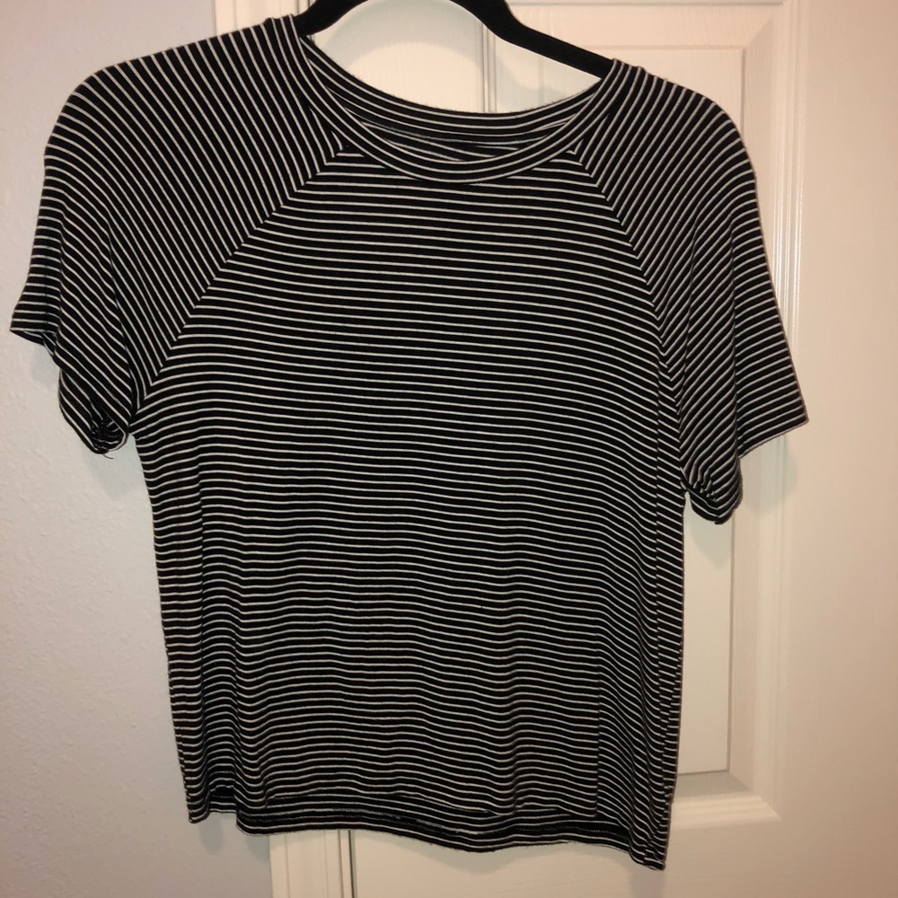 Stripped American eagle shirt
